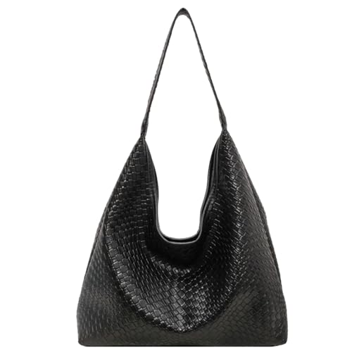 Bolso tote tejido para mujer miniatura 1