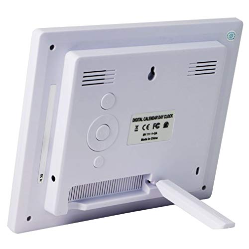 Tmc [Newest 8 Inch Digital Day Clock For Seniors - Large Clock With Day Date For Elderly With Large Number,12 Alarm Options For Dementia, Alzheimer #TOP3