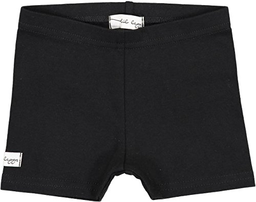 Lil Legs Unisex Baby/Toddler Biker Shorts Leggings - Black, 4T