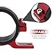 DriSentri Fuel Filter Mounting Bracket, 2PCS 50mm Fuel Pump Clamp Holder for Car Oil/Fuel/Gas Pump, Red