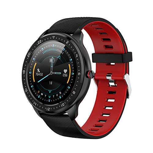 SEPVER Reloj Inteligente de Pulsera para Hombres Mujeres Niños Compatible con Samsung Huawei Xiaomi Teléfono Android iPhone (Oro)