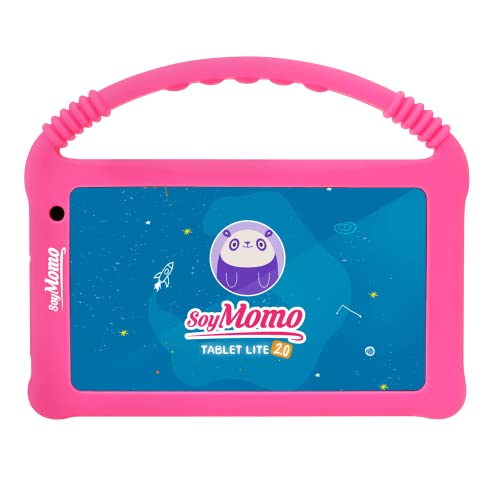 SoyMomo - Tablet para Niños Lite 2.0 - Detección de Contenido Inapropiado, Control Parental, Bloqueador de Anuncios, 8" FHD, 32 GB, WiFi, Bluetooth