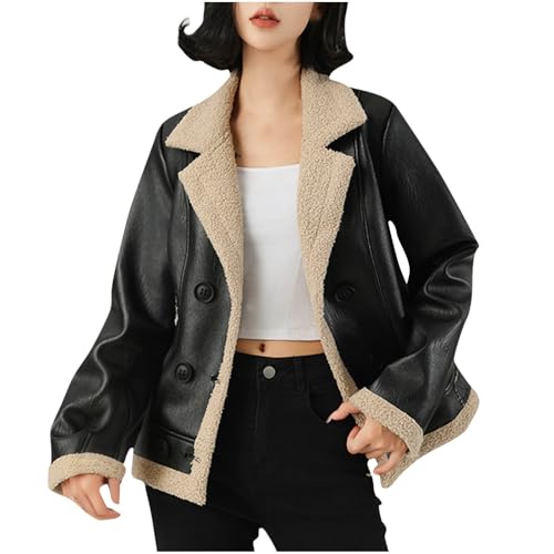 Vrouwen Faux Lederen Trenchcoat Revers Open Front Lange Mouw Motorfiets Biker Pu Blazer Jas Overjas Met Riem