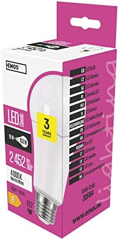 EMOS LED Bulb A67, 19 W Replacement for 150 W Incandescent Bulb, E27 ...