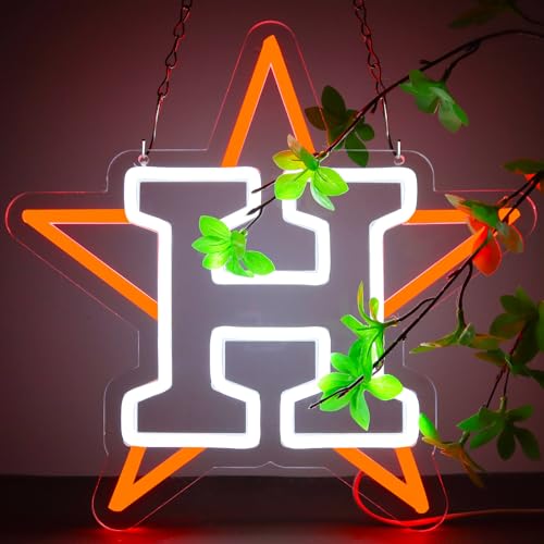 Image of Baseball Neon Signs for Garage or Man Cave Decor, Men's Gifts with Baseball Team Logo, Baseball Neon for Parties, Bars, Dorms, Office Wall Art and Game Room Decoration12.2 * 12.7 Inch