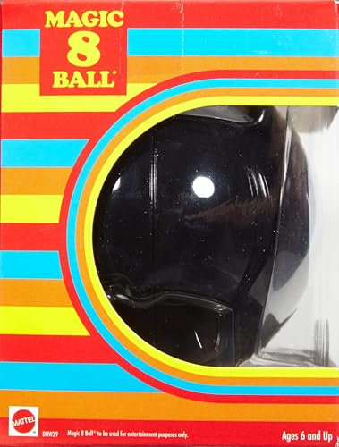image for Mattel Games Magic 8 Ball Novelty Fortune-Telling Toy, Retro Look for 