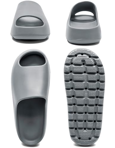 Image of Cloud Slides for Women Men, Unisex Recovery House Slides Indoor Outdoor, Waterproof Shower Shoes for Bathroom, Womens Mens Walking Sandals Comfortable