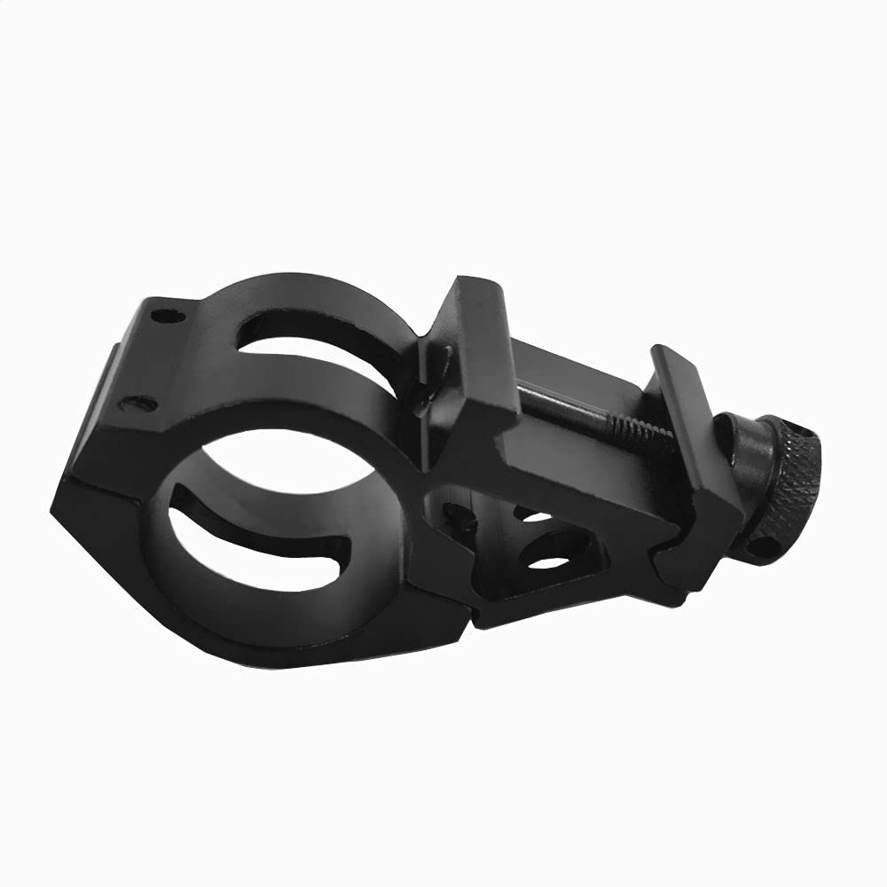 Fire Club Offset Ring 25 mm Guide 20 mm 45° Picatinny Support Torcia Surefire