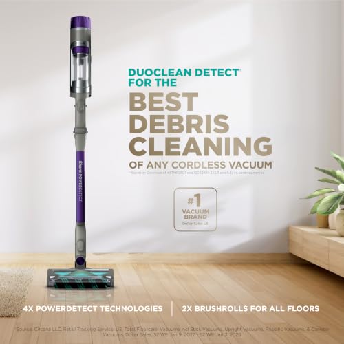 Image of Shark PowerDetect Cordless Stick Vacuum, Dark Gray, IP1251