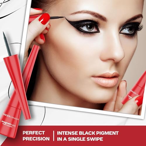 FACESCANADA Delineador Líquido Mate Negro miniatura 5