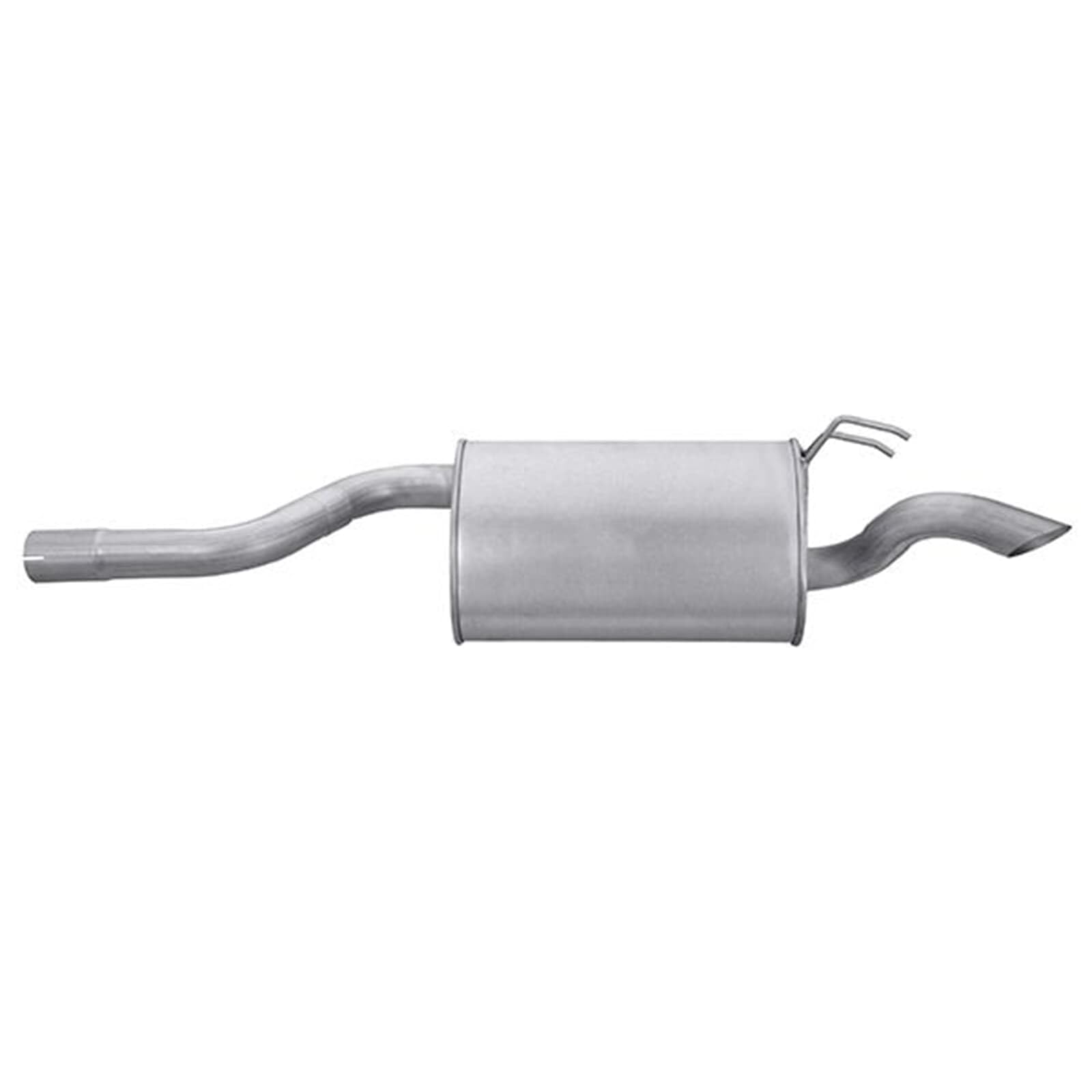 HELLA 8LD 366 029-401 Tłumik końcowy - Easy2Fit® Kit - z tyłu - jednoczęściowy - Komplet z elementami do montażu