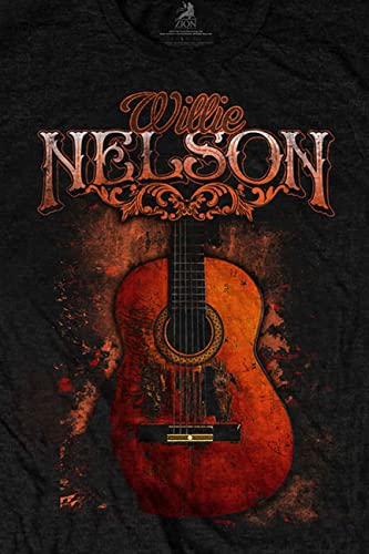 Willie Nelson t-shirt Trigger logo vêtement rock homme noir