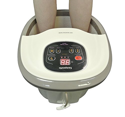 Carepeutic Motorized Hydro Therapy For Foot And Leg Spa Bath Massager, 17 Pound, Milk-White #TOP4