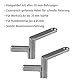 wolfcraft 2 Schnellspanner I 6176000 I Zum schnellen Fixieren von Werkstücken an allen Tischen mit 20-mm-Bohrungen - kompatibel mit MASTER-Arbeitstischen für erweitertes Spannen - Made in Europe