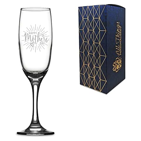 Engraved Prosecco Flute for Mother's Day Cover