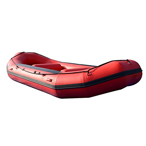 Image of BRIS 1.2mm 13ft Inflatable White Water River Raft Inflatable Boat FloatingTubes
