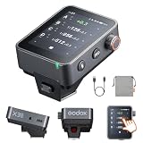Godox X3 Pro C TTL Wireless Flash Trigger for Canon Camera, 2.4GHz LCD Touchscreen Flash Transmitter, Built-in...