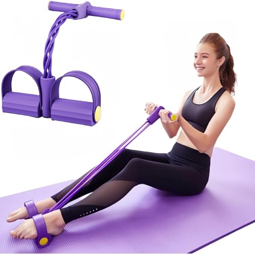 Bauchtrainer, Pedal-Knöchelzieher,Sit-Up Trainingsgeräte Bodybuilding Expander Ganzkörpertrainer für Zuhause 4/6Tubes Elastische Zugseil Multifunktions-Leg-Exerciser für Fitness Abnehmen Training Yoga Bauchtrainer, Pedal-Knöchelzieher,Sit-Up Trainingsgeräte Bodybuilding Expander Ganzkörpertrainer für Zuhause 4/6Tubes Elastische Zugseil Multifunktions-Leg-Exerciser für Fitness Abnehmen Training Yoga