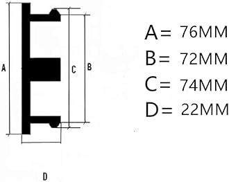4pcs Rays Volk Racing Wheel Center Caps OD 76MM/2.99" ID 72MM/2.83" for CB 73.1MM Wheels (Color-C)