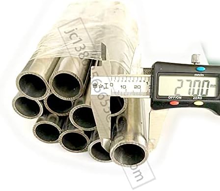 Steel Tube 27mm Stainless steel tube 26mm Steel Tubing 24mm Pipe 23mm Metal Tube 22mm Round Tube 21mm Steel Pipes 20mm water pipe (OD27mmID23mm, L20cm)
