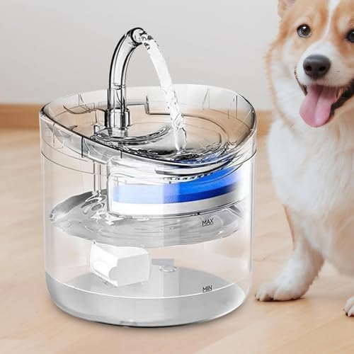 Fuente de agua para gatos para evitar deshidratación con motor silencioso 4