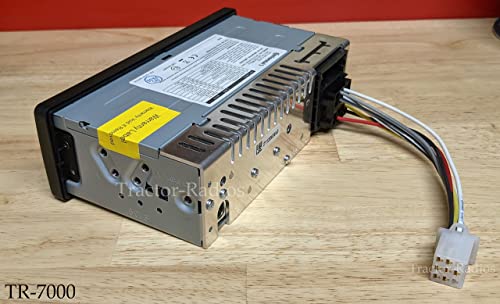 Kubota 12V Direct Connect Plug & Play Tractor Radio With Bluetooth & Orange Display #TOP2