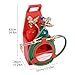 Oxygen Acetylene Torch Kit,Gas Welding Cutting Torch Kit,13PCS Portable Oxy Acetylene Brazing Set with Twin-Hose,Cutting Nozzle,2 Welding Tips,Cylinder Holder,4L Oxygen Cylinder,2L Acetylene Cylinder