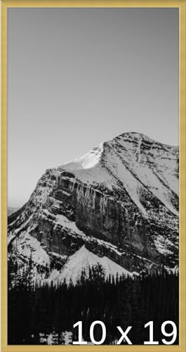 Frame It Easy 10 x 19 Gloss Gold Metal Frame (Ashford)