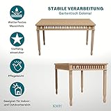 KMH Teak Gartentisch Colonial - 3