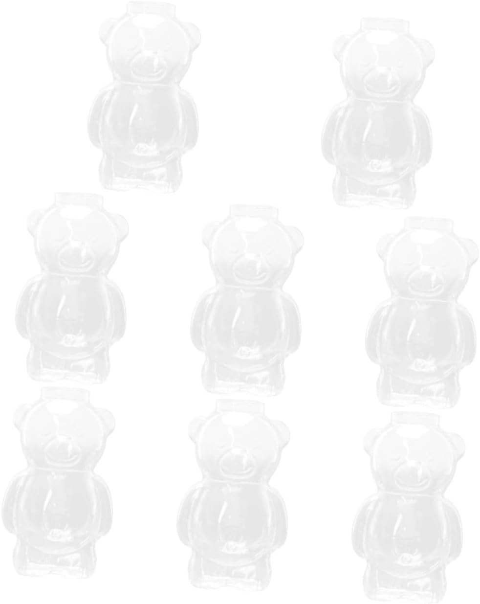 Zerodeko 8 Pcs Adorable Small Bear Cups Cocktail Glasses Elegant Wine Juice Cups for Hosting Barware
