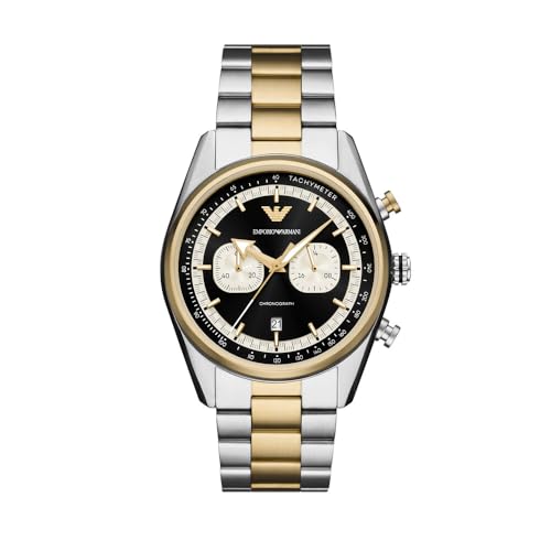 Emporio Armani Reloj Analógico para Hombres de Cuarzo con Correa en Acero Inoxidable AR11678