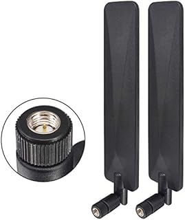 4G LTE Antenna 12DBI SMA Male Antenna WiFi Aerial Omnidirectional Antenna 700-2700 MHz for WiFi Router Long Range Receiver Wireless Network Card 4G LTE Security Camera 2pcs