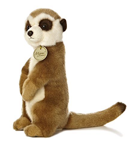 Aurora, 26228, MiYoni Erdmännchen, 25,4 cm, weiches Spielzeug, braun und weiß