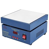 Vorwärmer Preheating Station Wechselstrom 800W 50-350 ° C LED Mikrocomputer Elektrische Heizplatte PCB Ofen für Lötstation Schweißer Mit Benutzerhandbuch - 200 * 200mm(EU Plug 220V)