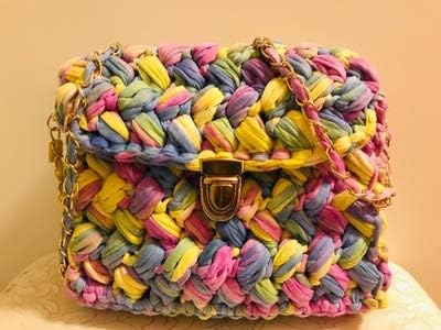 Miniatura 9 de Hilado colorido de la camiseta de DIY, Hilado de tela reciclada, Hilados textiles para el hogar, Hilados de ganchillo, Hilado de cesta, Hilo de