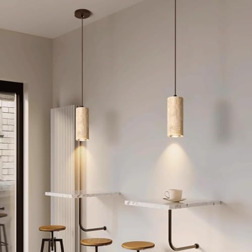Lámpara colgante con barra led para iluminar dormitorios modernos 3