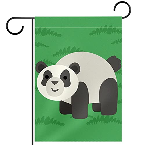 Drapeau de jardin vert pandan 30x45 cm double face en polyester pour décoration extérieure de maison