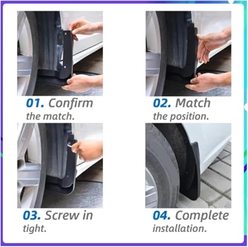 Garde-boue pour Kia Forte Cerato K3 2014-2018 | Protection d'aile 4 pièces