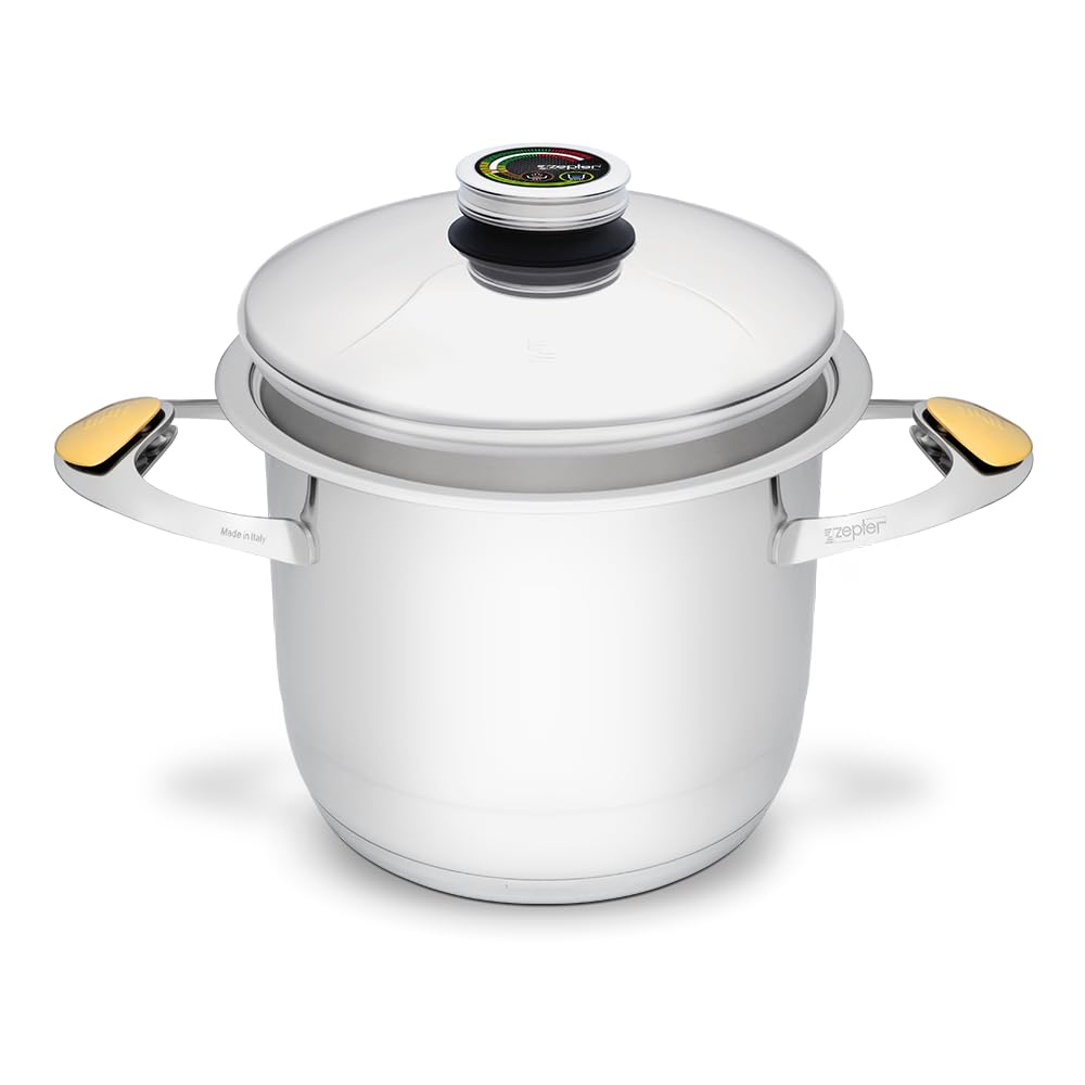 Zepter CookArt Masterpiece Cooking Pot (Suitable for Induction Cookers) - Casserole with Two Handles - Diameter 20 cm - 5.0 L