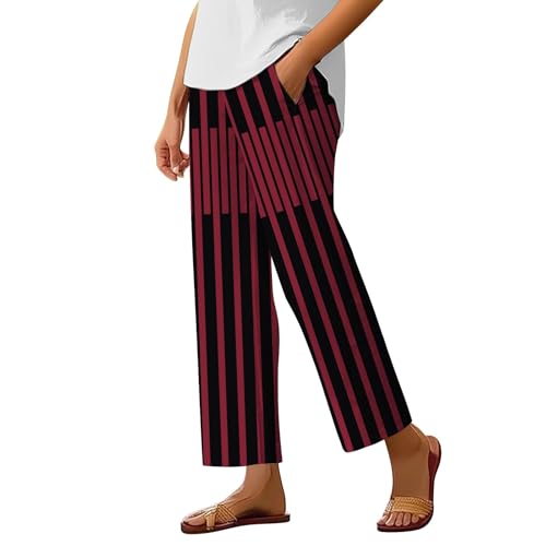 Pantalon d'été en mousseline de soie et lin pour vos journées de salon et sorties décontractées