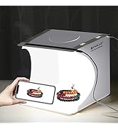 PULUZ 20cm ミニ撮影ボックス LEDライト2本付き