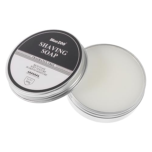 CRILSTYLEO Jabón de Afeitar en Crema para Hombres Ingredientes Naturales Suave con La Piel 100 G Fórmula No Estimulante