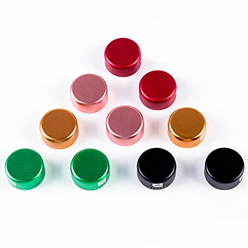 FLAMMA Metal Footswitch Toppers One-Step Installation Protection Cap for Guitar Effects Pedal...