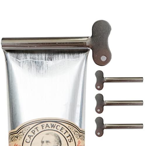 Exprimidor de Tubos de Acero Inoxidable,Exprimidor de Pasta de Dientes de Metal, Tubo Pasta Dientes Acero Inoxidable, Tubo Exprimidor para Pasta de Dientes,Apretador De Tubos Cover