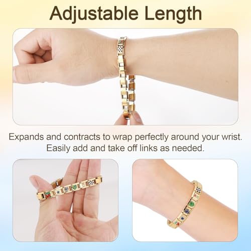 Pulsera italiana con dijes intercambiables y herramienta para regalar 3