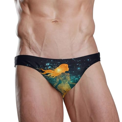 Mermaid Men's Swimwear Sexy Bikini Solid Siwmming Briefs L 208534602