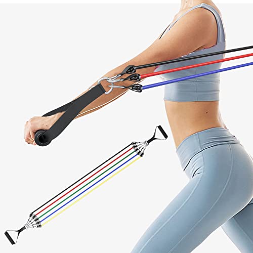 Resistance Bands Set, Upgraded Heavy Duty 250Lb Exercise Bands With Handles, Exercise Suspension Trainers For Men Women, Workout Bands Strength Training Equipment With Door Anchor, Legs Ankle Straps #TOP7