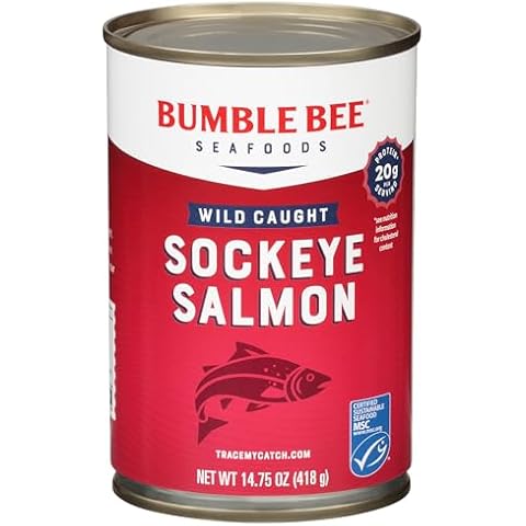 Bumble Bee Canned Red Sockeye Salmon Cover