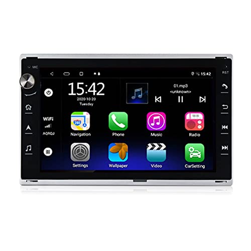 Android Sistema De Navegación Gps Wifi Bluetooth Radio De Coche Para VW Volkswagen/Passat/GOLF/Peugeot 307/POLO/Skoda/Jetta 7 Pulgadas Hd Pantalla Táctil Con Bluetooth Mirror Link ( Color : 2G 32G ) Cover