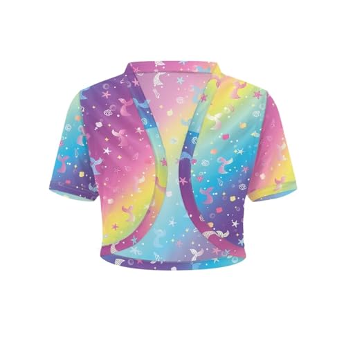 Image of Womens Short Sleeve Bolero Shrug Open Front Knit Cropped Cardigan Shoulder Cover for Dress Cute Casual Knit Cover Up